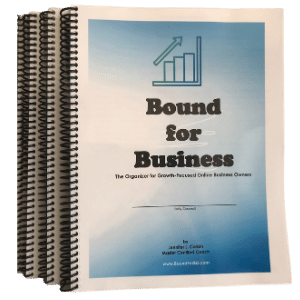 Bound for Business Organizing System - Gold Tier